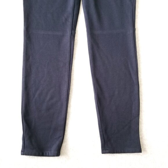 Talbots Womens 6 Lexington Pant Navy Blue Ponte Ankle Stretch Career Office - Picture 4 of 15